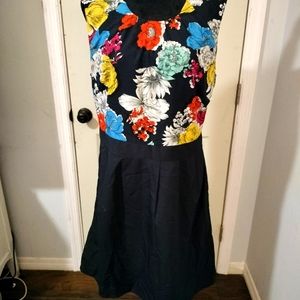 Banana Republic Floral Spring Size 14 Plus Dress NWT